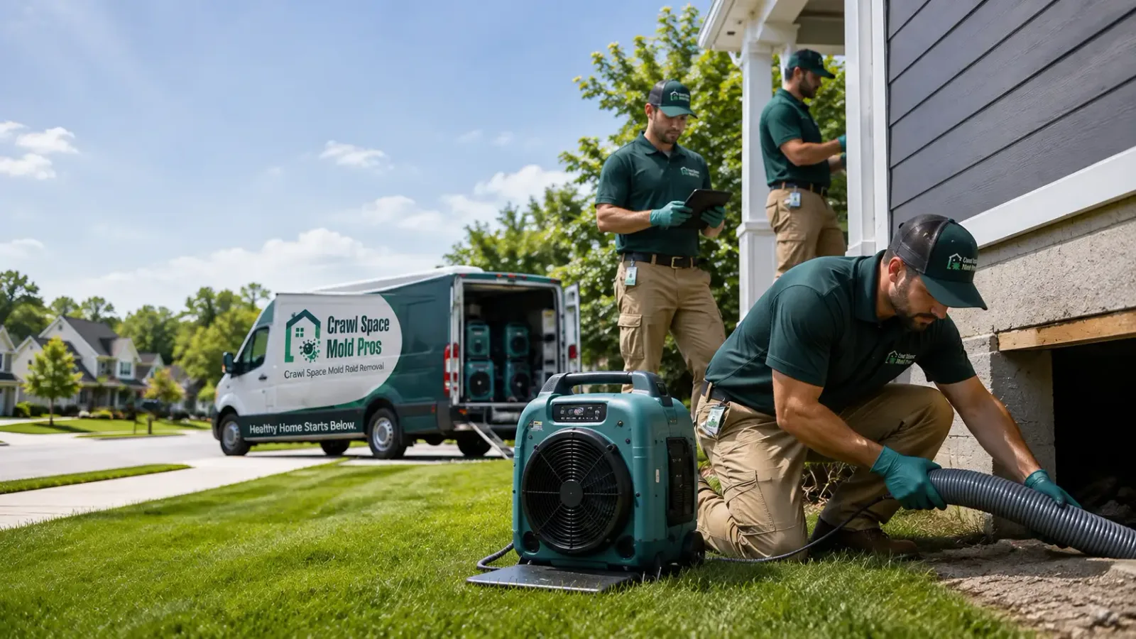 Crawl Space Mold Removal in Portis, KS
